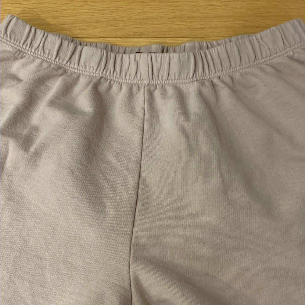 American Giant Women’s French Terry Pull On Lounge Shorts Size XS Blush Pink - Picture 2 of 7